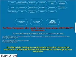 Sites similar to villageofpaulding.com