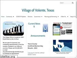 Sites similar to villageofvolente-tx.gov
