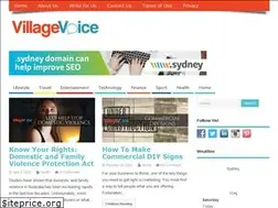 Sites similar to villagevoice.com.au