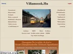 Sites similar to villamosok.hu