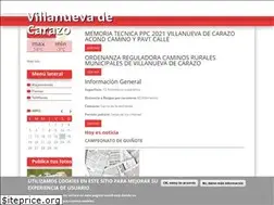 Sites similar to villanuevadecarazo.es