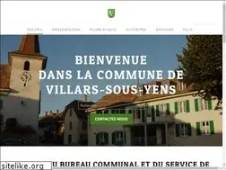 Sites similar to villars-sous-yens.ch