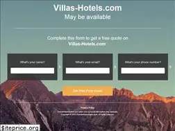 Sites similar to villas-hotels.com