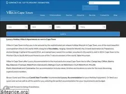 Sites similar to villasincapetown.com