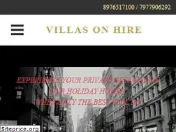 Sites similar to villasonhire.com