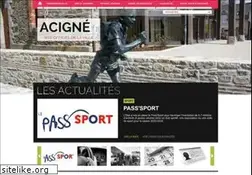 Sites similar to ville-acigne.fr