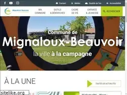 Sites similar to ville-mignaloux-beauvoir.fr