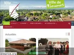 Sites similar to ville-rieumes.fr