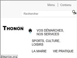Sites similar to ville-thonon.fr