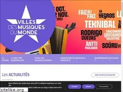 Sites similar to villesdesmusiquesdumonde.com