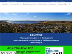 Sites similar to villevillemarie.org