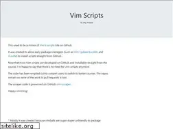 Sites similar to vim-scripts.org