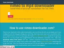 Sites similar to vimeo-downloader.com