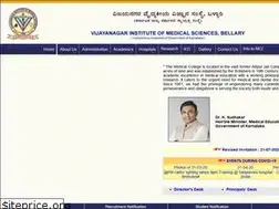 Sites similar to vimsbellary.org.in