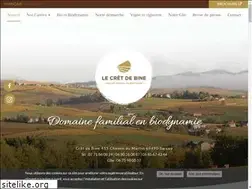 Sites similar to vin-bio-cret-de-bine.fr