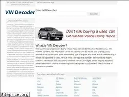 Sites similar to vin-decoder.org