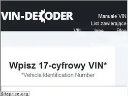 Sites similar to vin-decoder.pl