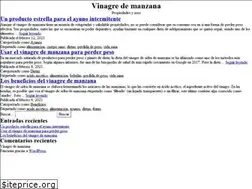 Sites similar to vinagredemanzana.es