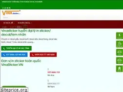 Sites similar to vinasticker.vn