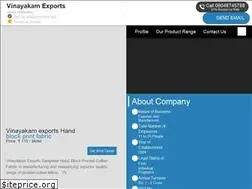Sites similar to vinayakamexports.com