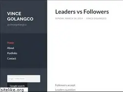 Sites similar to vincegolangco.com