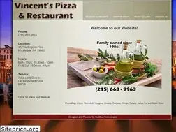 Sites similar to vincentspizza.net