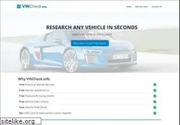 Sites similar to vincheck.info