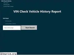 Sites similar to vincheckvehicle.com
