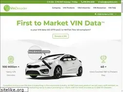 Sites similar to vindecoder.com