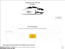 Sites similar to vindecodr.com