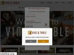 Sites similar to vineandtable.com