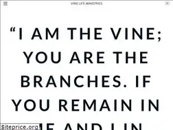 Sites similar to vinelifeministries.com