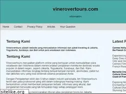 Sites similar to vinerovertours.com