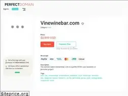 Sites similar to vinewinebar.com