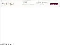 Sites similar to vineyardrestaurant.com