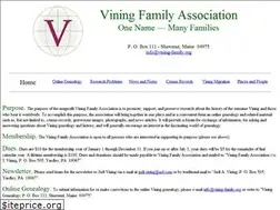 Sites similar to vining-family.org