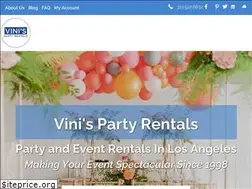 Sites similar to vinispartyrentals.com
