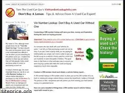 Sites similar to vinnumberlookupinfo.com