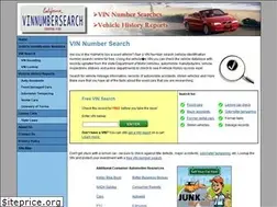 Sites similar to vinnumbersearch.net