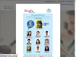 Sites similar to vinodsinstitute.com
