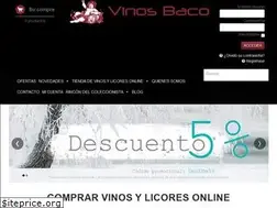 Sites similar to vinosbaco.com