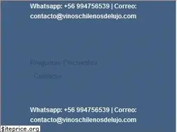 Sites similar to vinoschilenosdelujo.com
