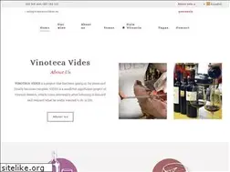 Sites similar to vinotecavides.es