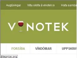 Sites similar to vinotek.is