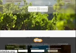 Sites similar to vinsdebandol.com
