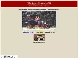 Sites similar to vintage-automobile.de