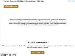 Sites similar to vintage-espresso-machines.nl