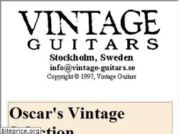 Sites similar to vintage-guitars.se
