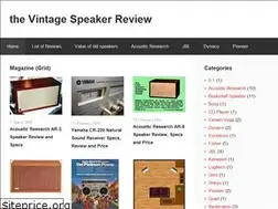 Sites similar to vintage-speaker-review.com