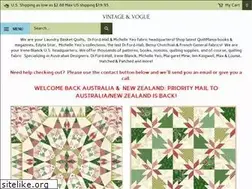 Sites similar to vintageandvogue.com